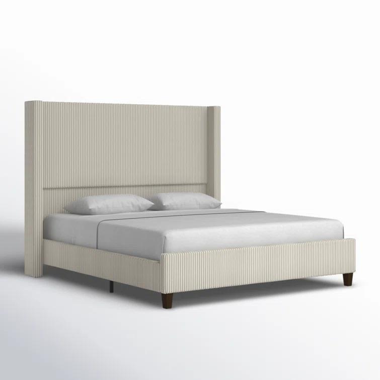 Willa Arlo™ Interiors Dunwoody Upholstered Wingback Platform Bed