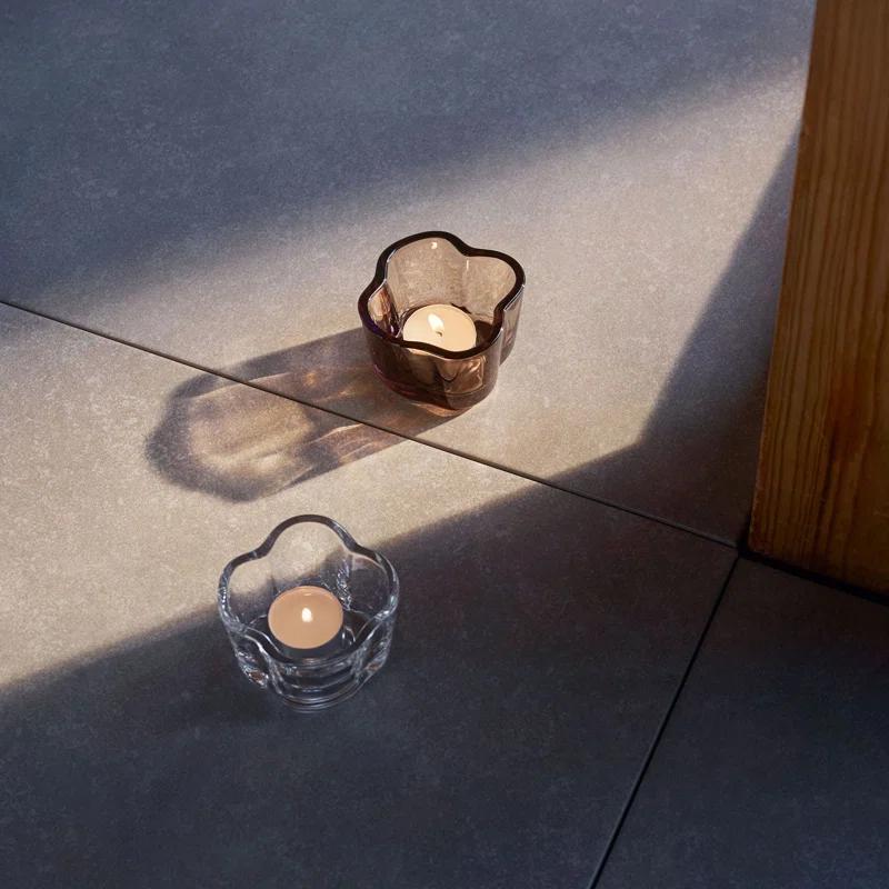 Aalto 2.25" Glass Tabletop Tealight Holder