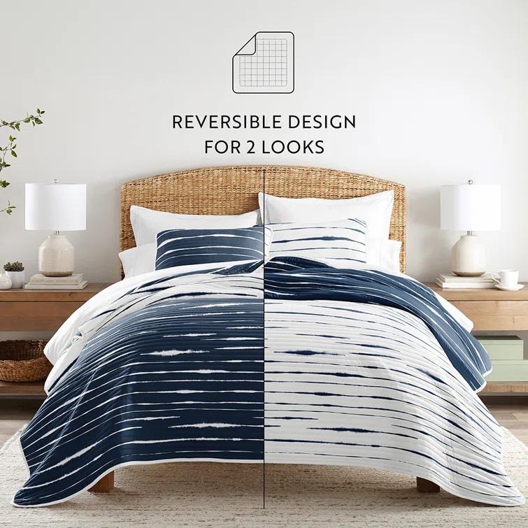 Becky Cameron Becky Cameron Lightweight Coastal Reversible Quilt Set