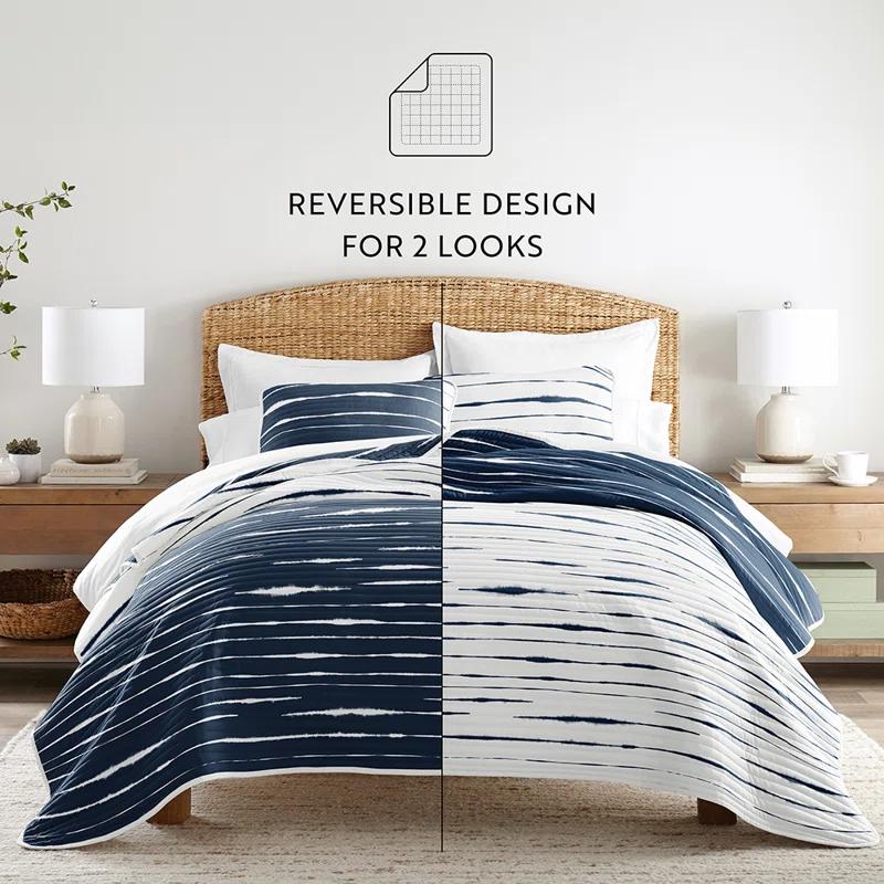Becky Cameron Becky Cameron Lightweight Coastal Reversible Quilt Set