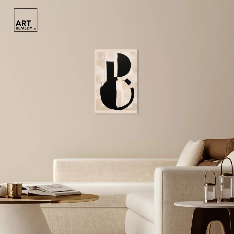 Art Remedy Find The Key Abstract Shapes Trendy Wall Art by Art Remedy