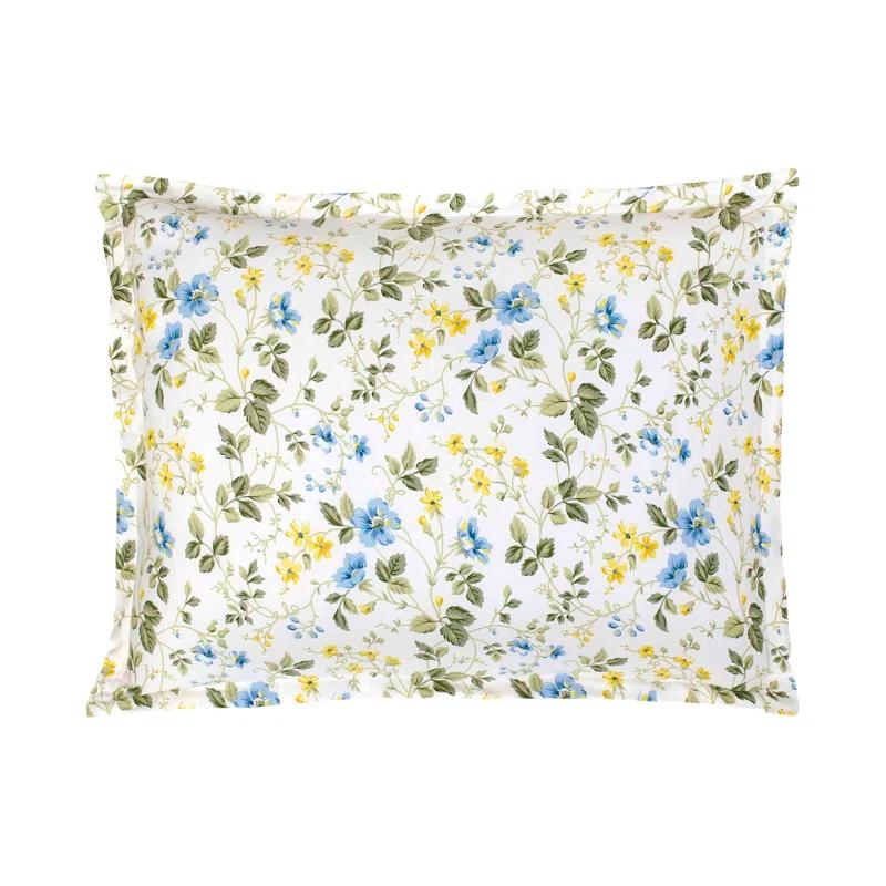 Laura Ashley Laura Ashley Meadow Floral Cotton Blue Duvet Cover Set