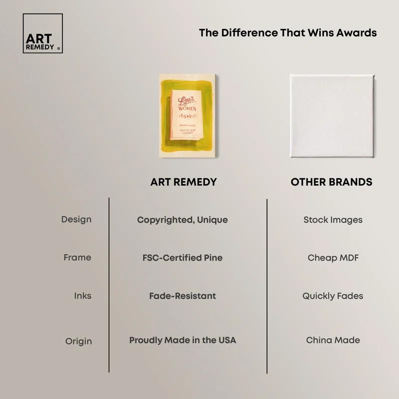 Art Remedy Little Women Canvas Fashion Art Prints by Art Remedy