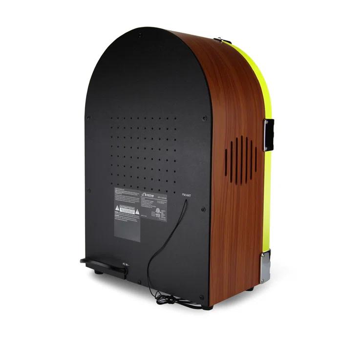 Victor Bluetooth CD Jukebox Speaker with FM Radio & Multicolor LED Lighting