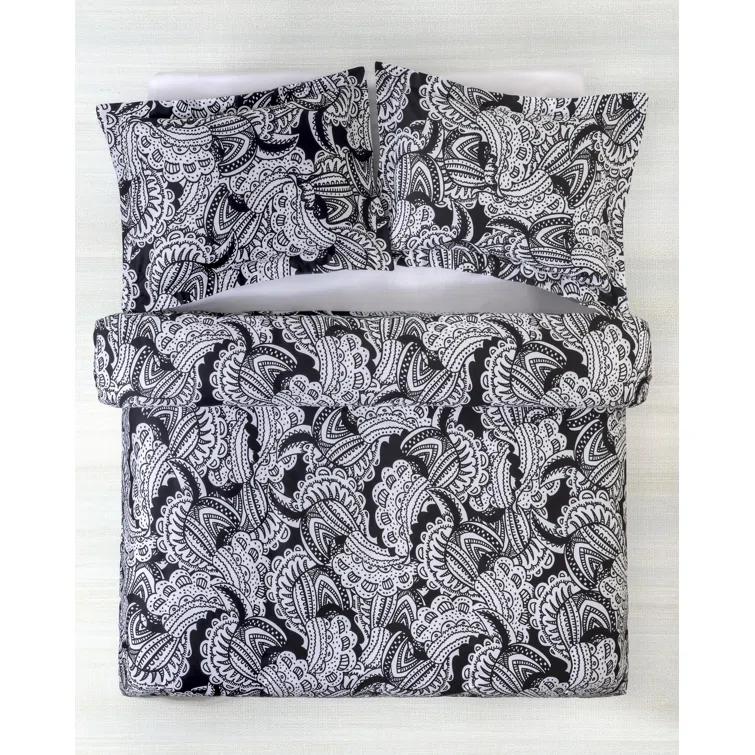 Brooks Brothers Black&White Paisley Guest Room Case Pack | Wayfair