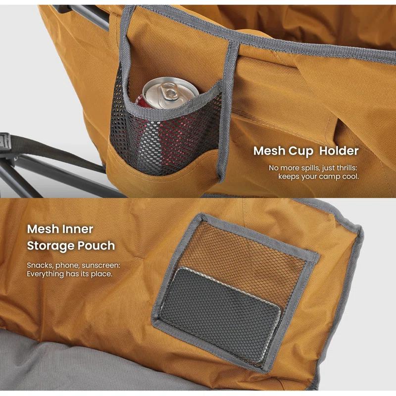 Folding Camping Chair with Cushions