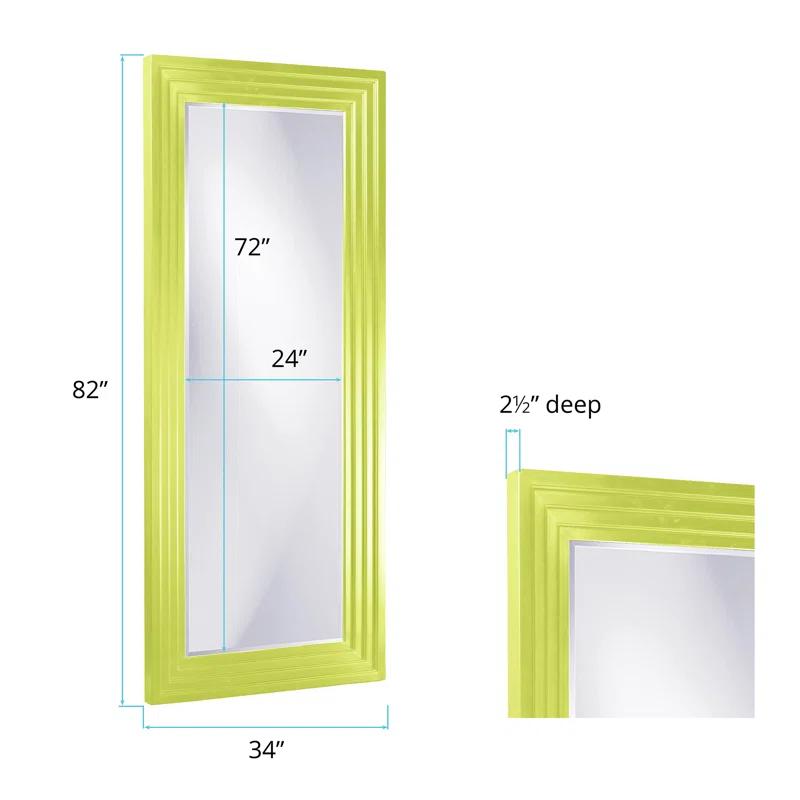 Trule Amy Wood Flat Wall Mirror