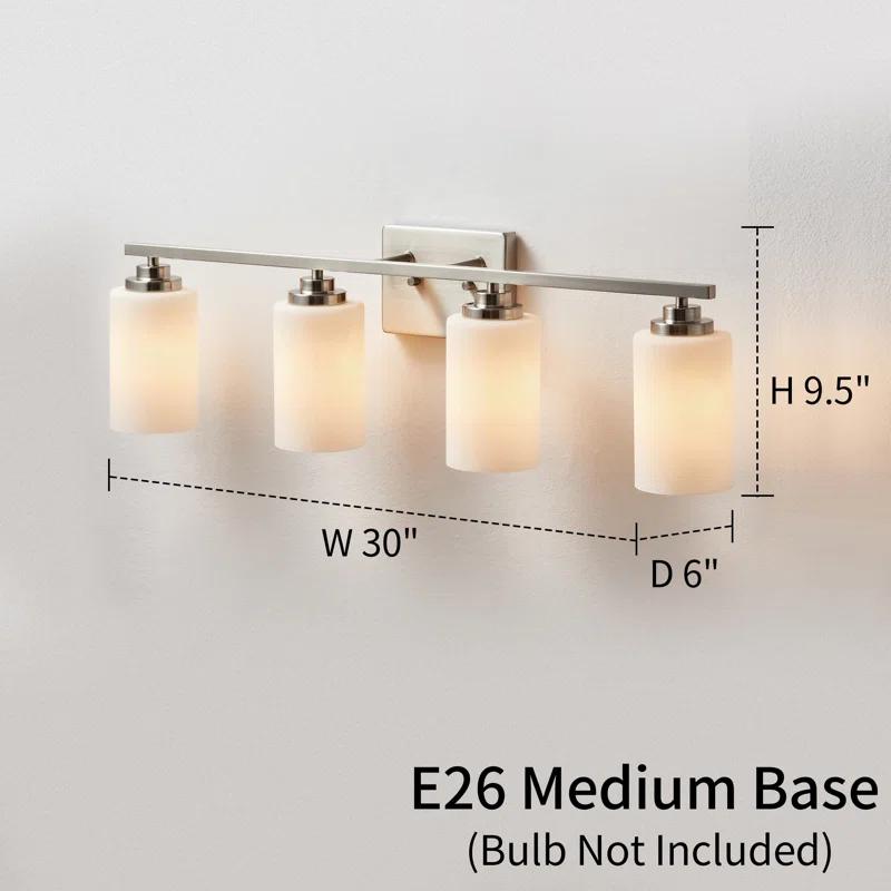 Kawoti Vanity Light With Frosted White Glass