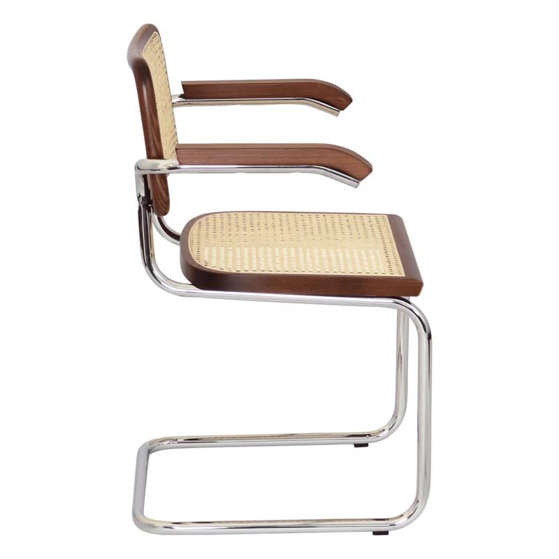 Breuer Chair Company Marcel Breuer Cesca Cane Cantilever Dining Armchair Arm Chair