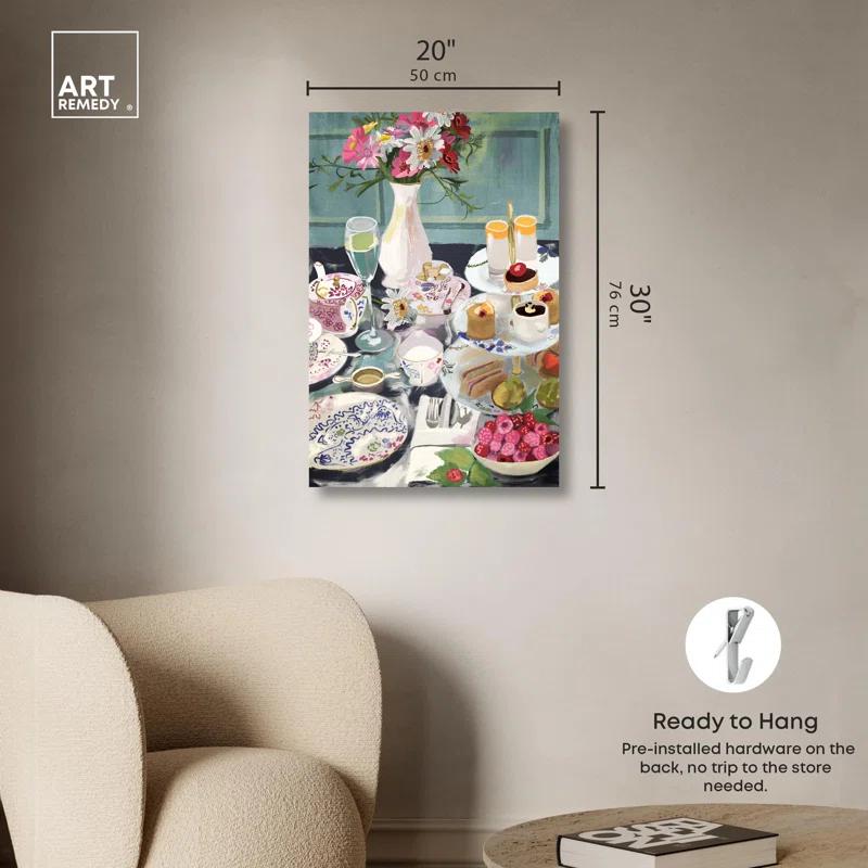 Art Remedy Help Yourself Dessert Canvas Modern Kitchen Print by Art Remedy