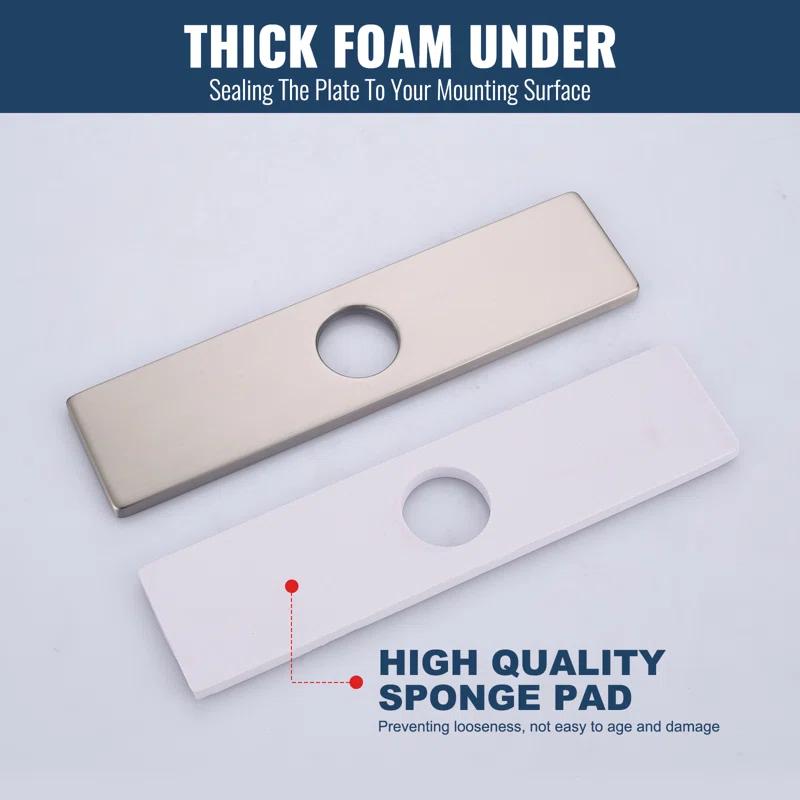 iVIGA VCC06 iVIGA 10" Sink Faucet Hole Cover Deck Plate