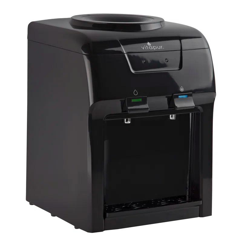 vitapur Vitapur Black Countertop Top Loading Electric Water Dispenser