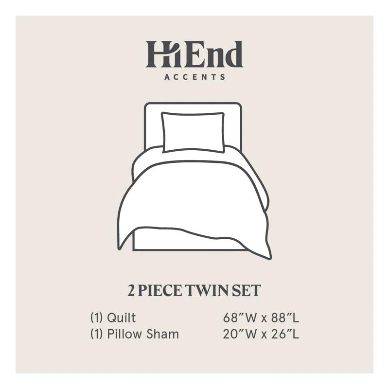 Paseo Road by HiEnd Accents Abbie Cotton Paisley Western Chic Casual Southwestern Reversible Quilt Set