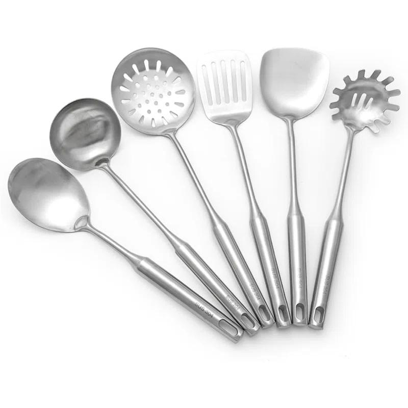 JADOOG JADOOG 6 Piece Stainless Steel Cooking Utensil Set