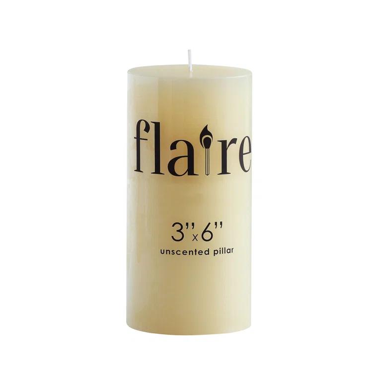 Unscented Pillar Candle