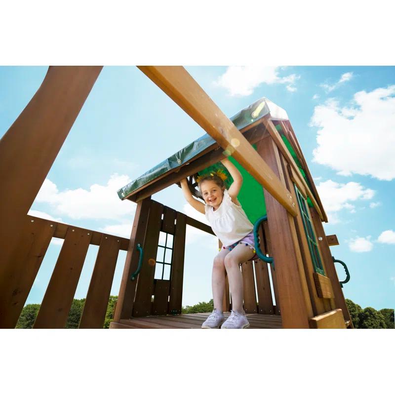 Swing-n-Slide Castlebrook Wooden Play Swing Set