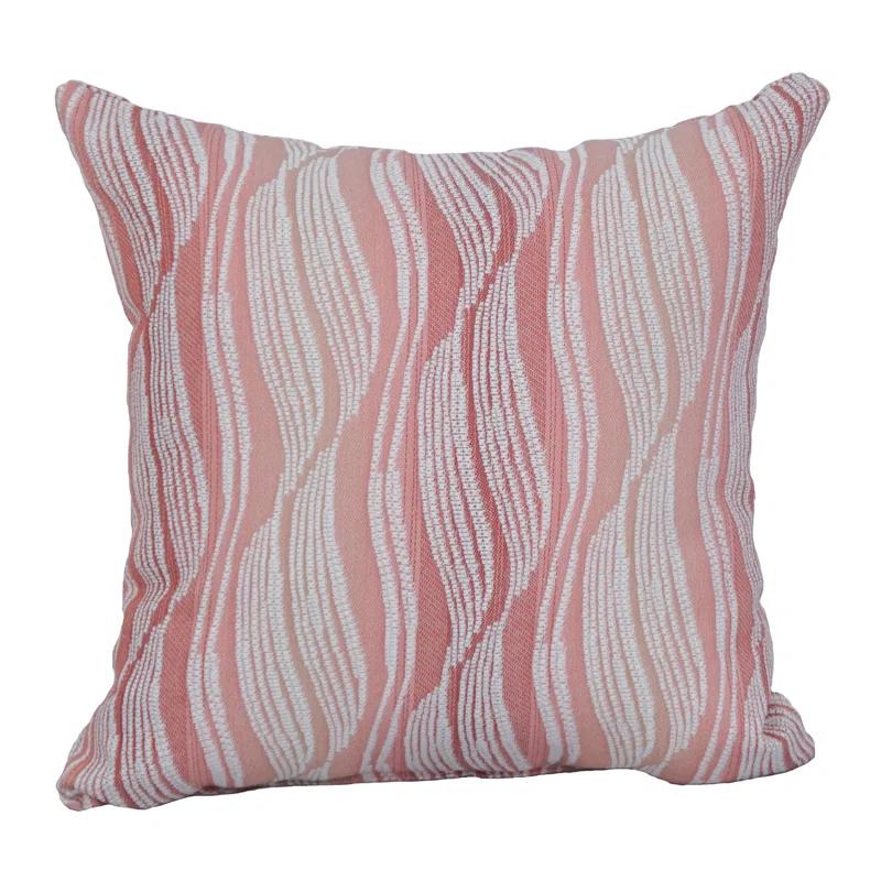 Blazing Needles Striped Reversible Throw Pillow (Set of 4)