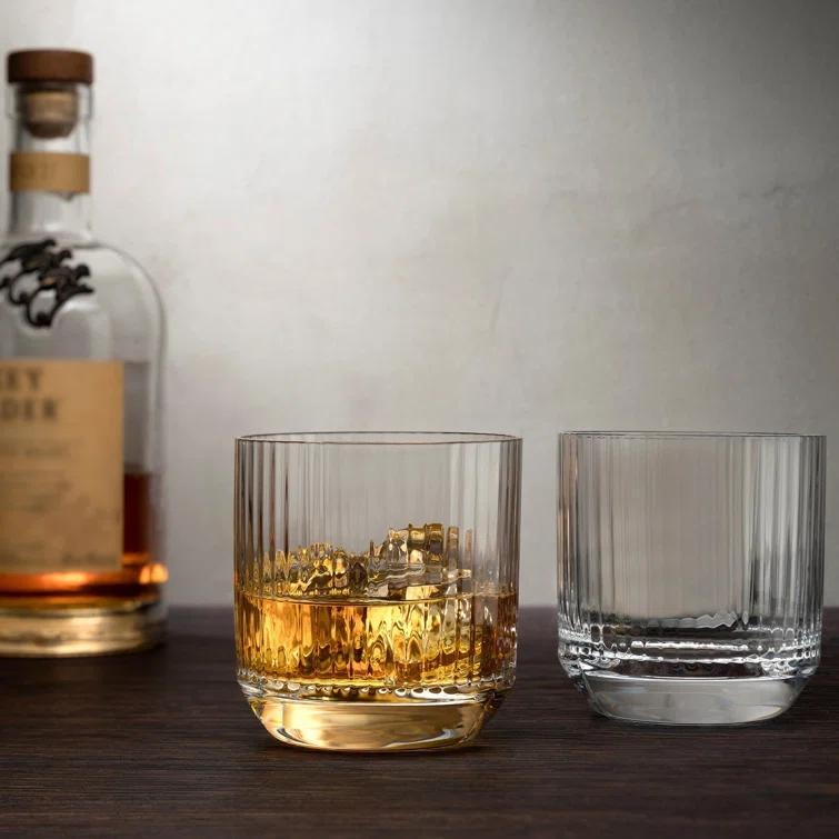 Big Top 4 - Piece Crystal Whiskey Glass Set (Set of 4)