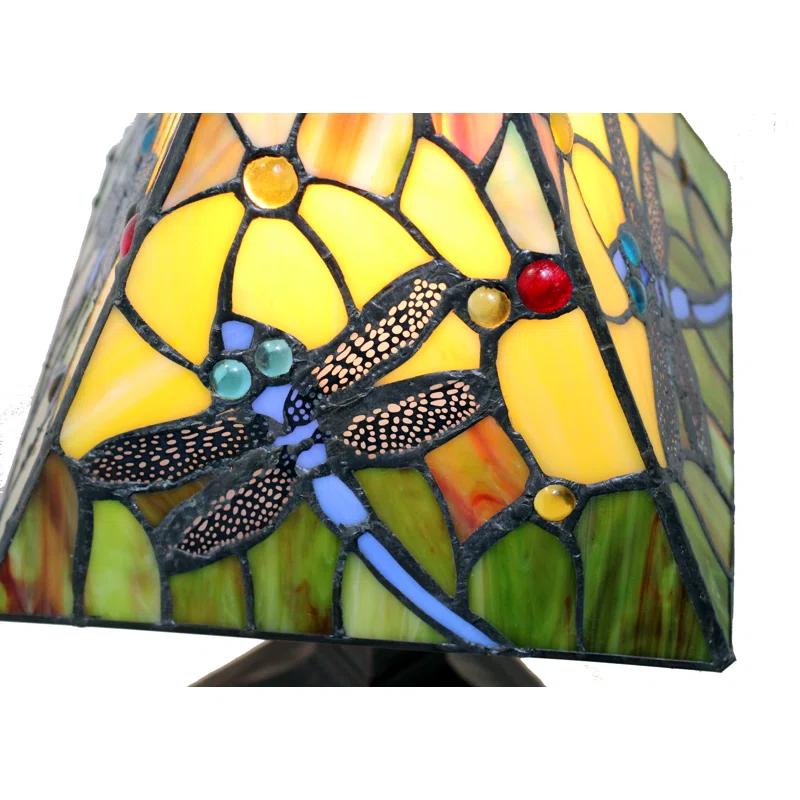 Amora Lighting Tiffany Metal Table Lamp