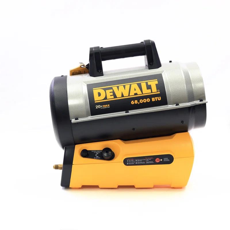 DeWalt DeWalt 68000 BTU Propane High Efficiency Utility Space Heater with Adjustable Thermostat