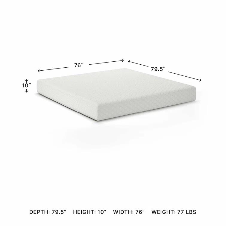 Signature Design by Ashley Chime 10" Firm Memory Foam Mattress