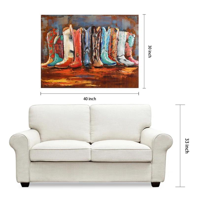 weilaicheng Unframed Painting on Metal