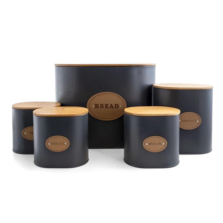 Gracie Oaks 1.25 qt. Kitchen Canister Set & Reviews | Wayfair