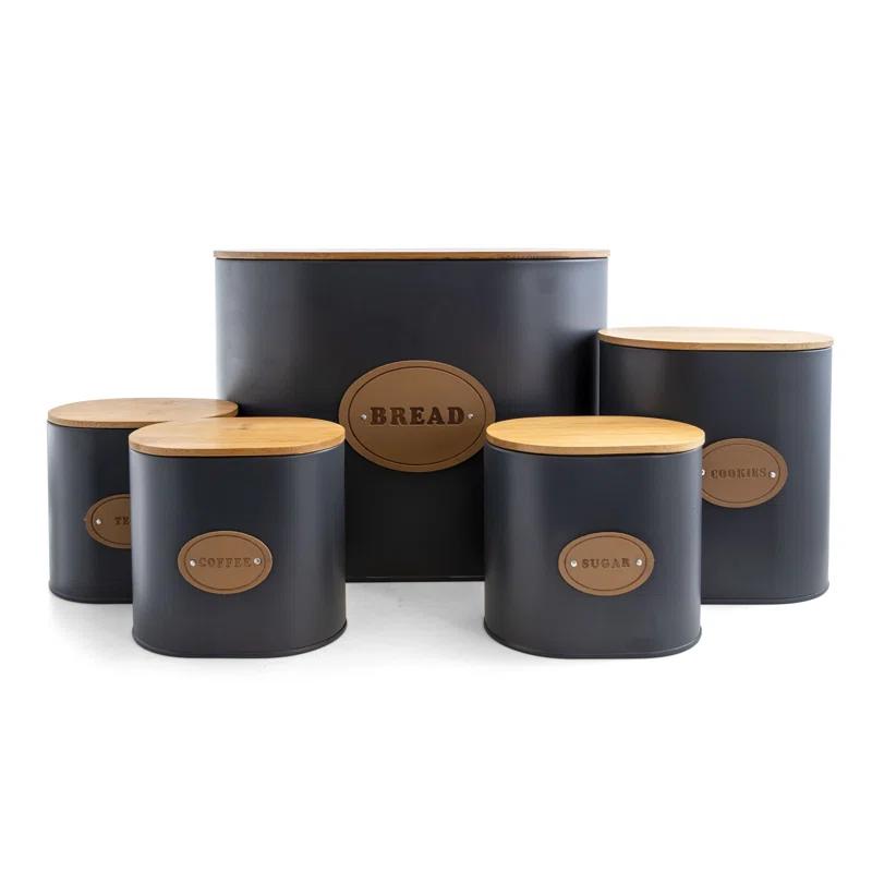 Gracie Oaks 1.25 qt. Kitchen Canister Set & Reviews | Wayfair