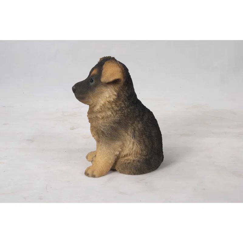 Hi-Line Gift Ltd. Sitting German Shepherd Puppy Statue