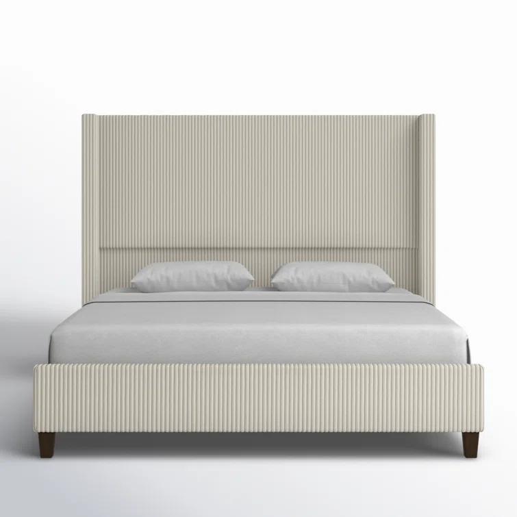 Willa Arlo™ Interiors Dunwoody Upholstered Wingback Platform Bed