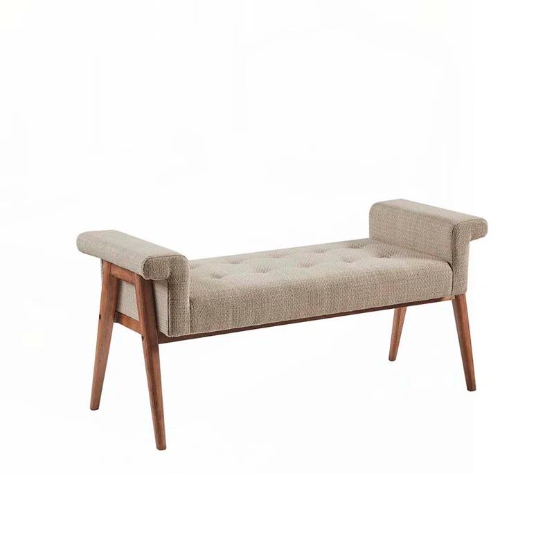 Mercury Row® Nakia Button Tufted Accent Bench