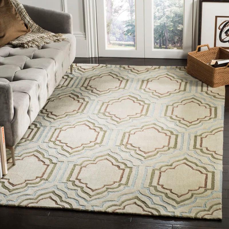 Safavieh Modern Art Hand Tufted Performance Geometric Rug