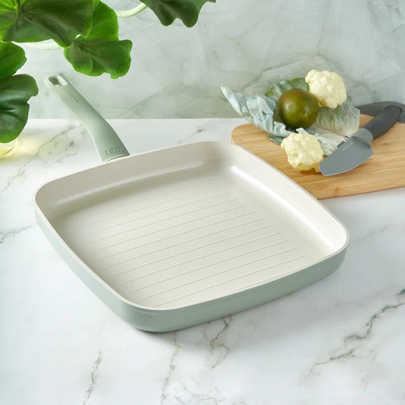 BergHOFF BergHOFF Balance Non-stick Ceramic Grill Pan, Recycled Aluminum