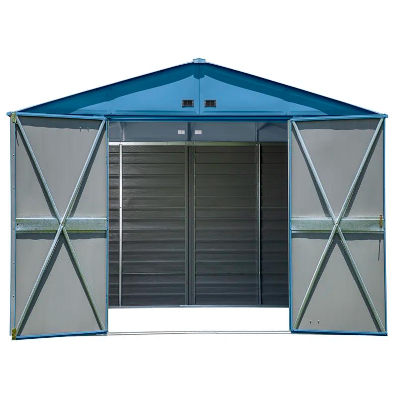 Arrow 10 ft. W x 12 ft. D Metal Storage Shed