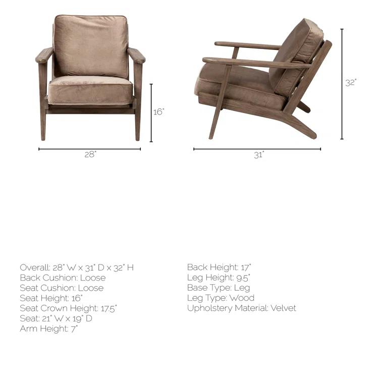 Roxy Upholstered Armchair