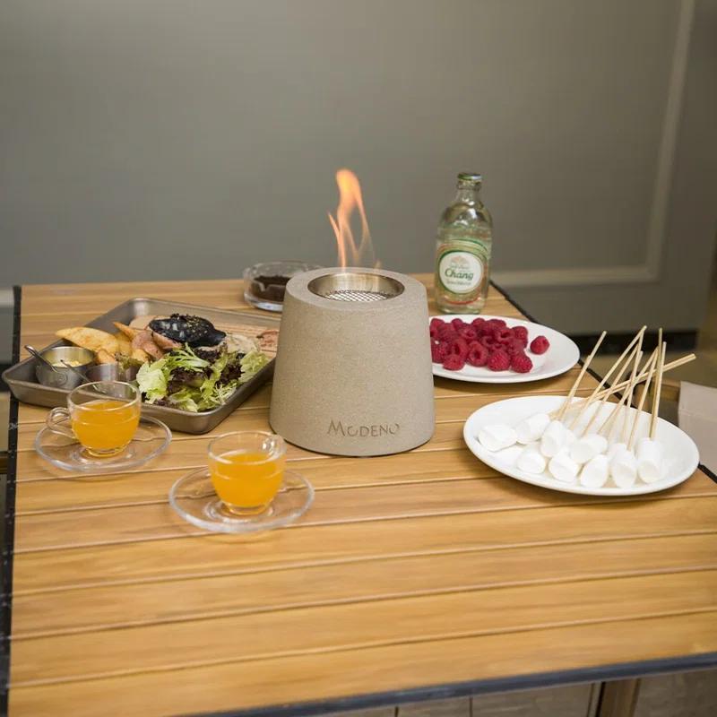 Envelor Entta Stone Bio-Ethanol Outdoor Tabletop Fireplace