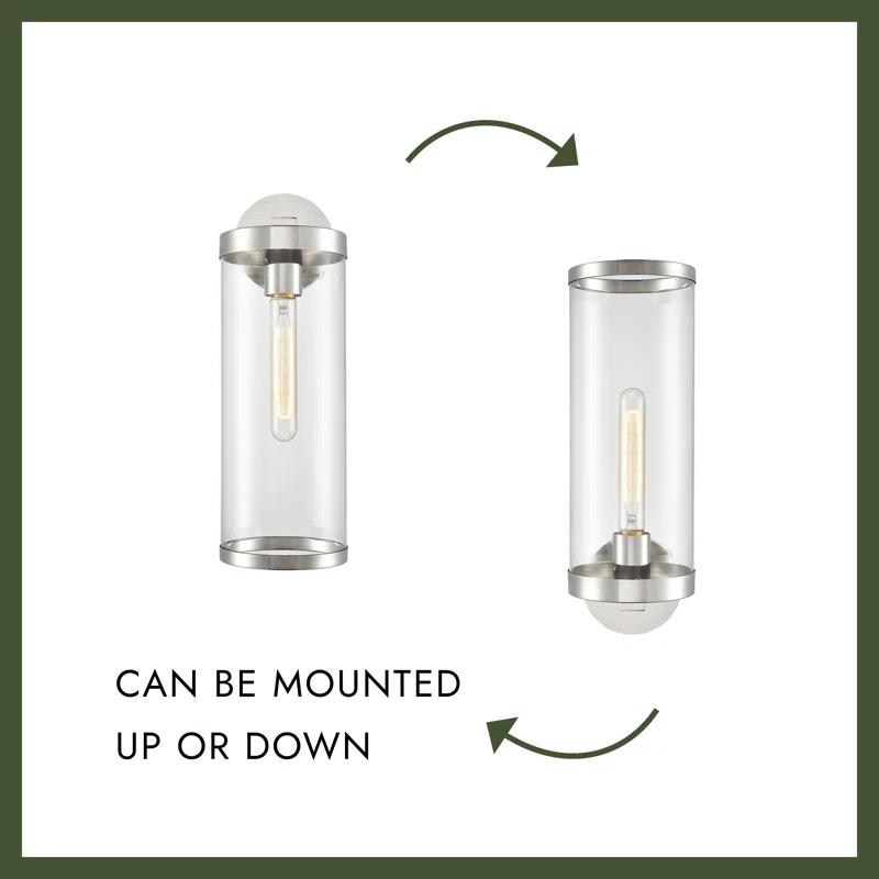 Alora Lighting Revolve II Steel Wallchiere