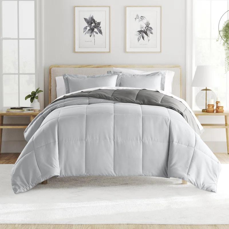 Becky Cameron Reversible Down-Alternative Comforter Bedding Set