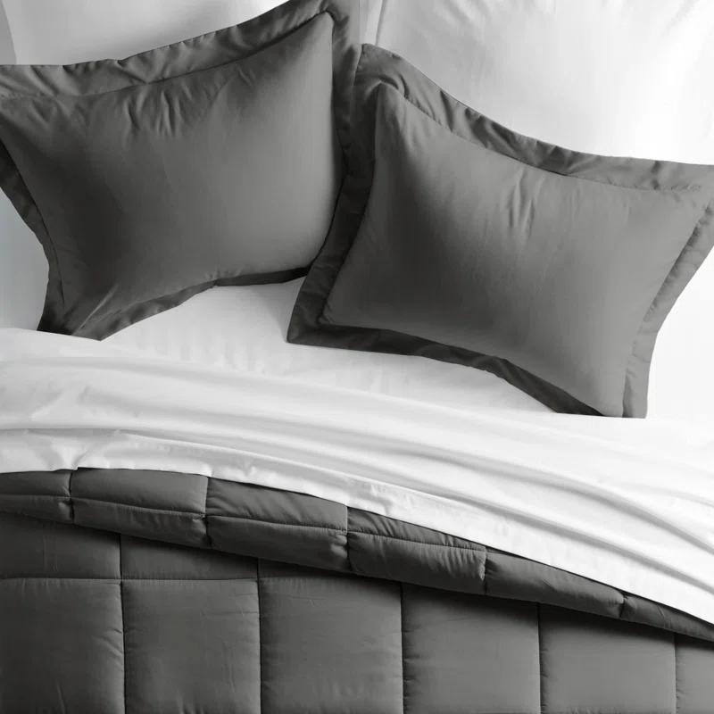 IEnjoy Home Simply Soft 8 Piece Microfiber Complete Bedding Set