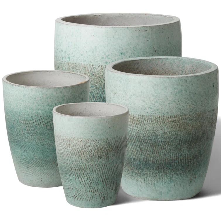 Highland Dunes Esha Handmade Ceramic Pot Planter
