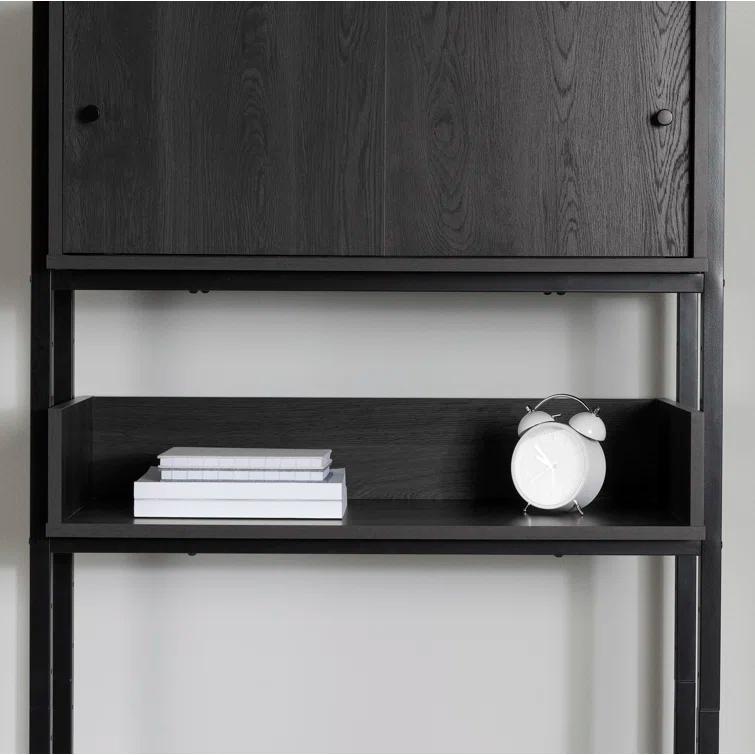 South Shore Kozack Floating Wall-Mounted Desk with Metal Legs