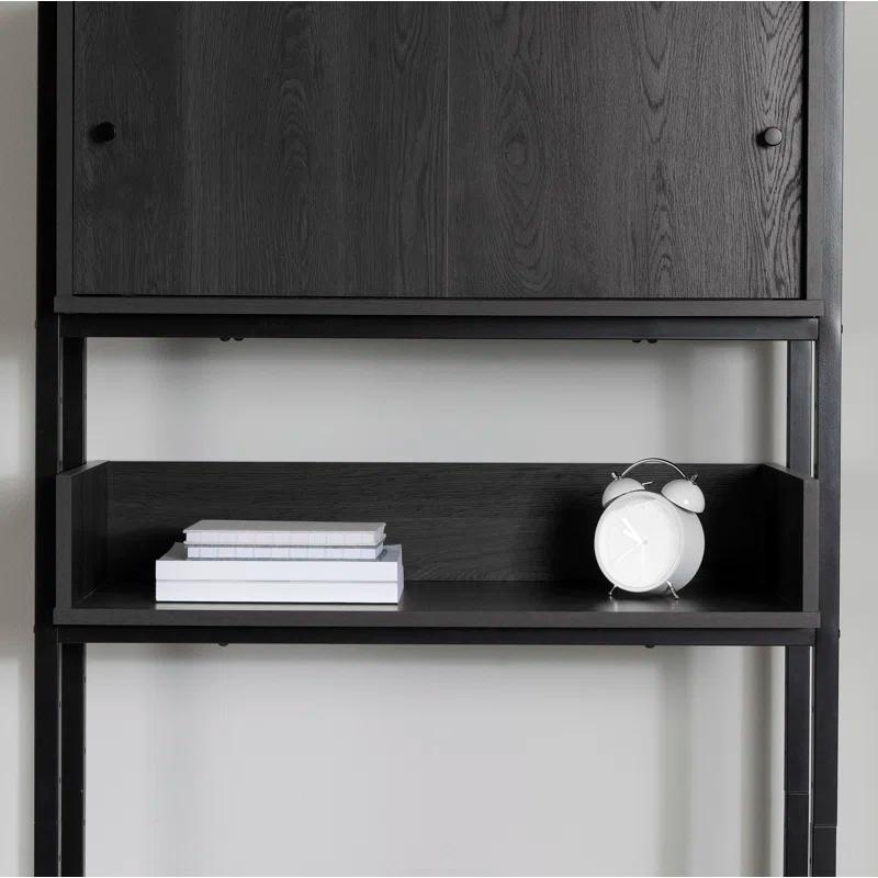 South Shore Kozack Floating Wall-Mounted Desk with Metal Legs