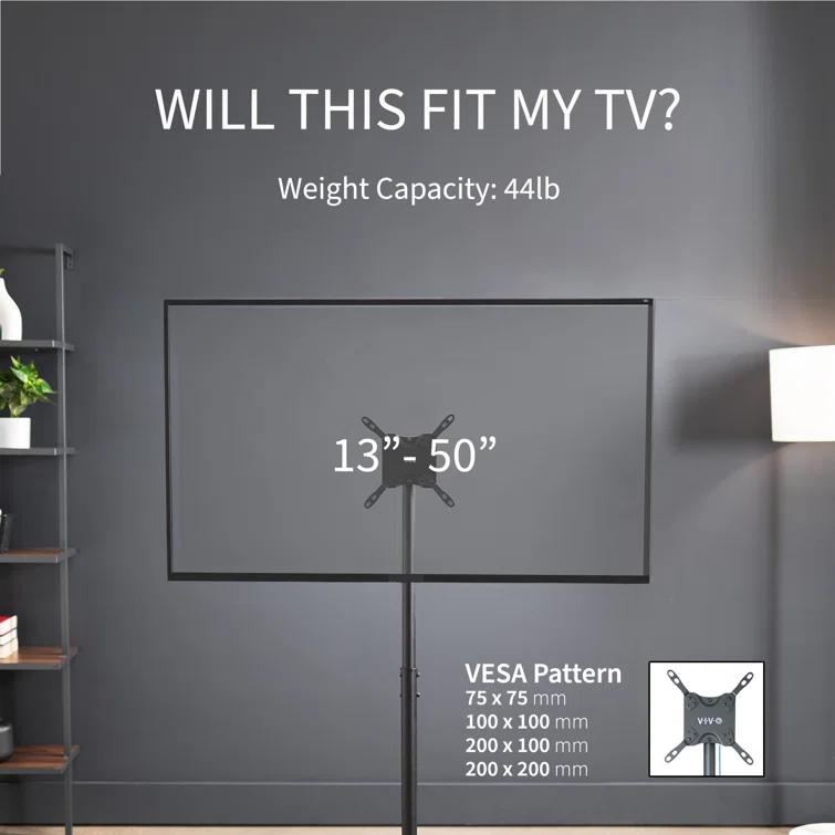 Vivo VIVO Tall TV Floor Stand for 13" - 50" Screens