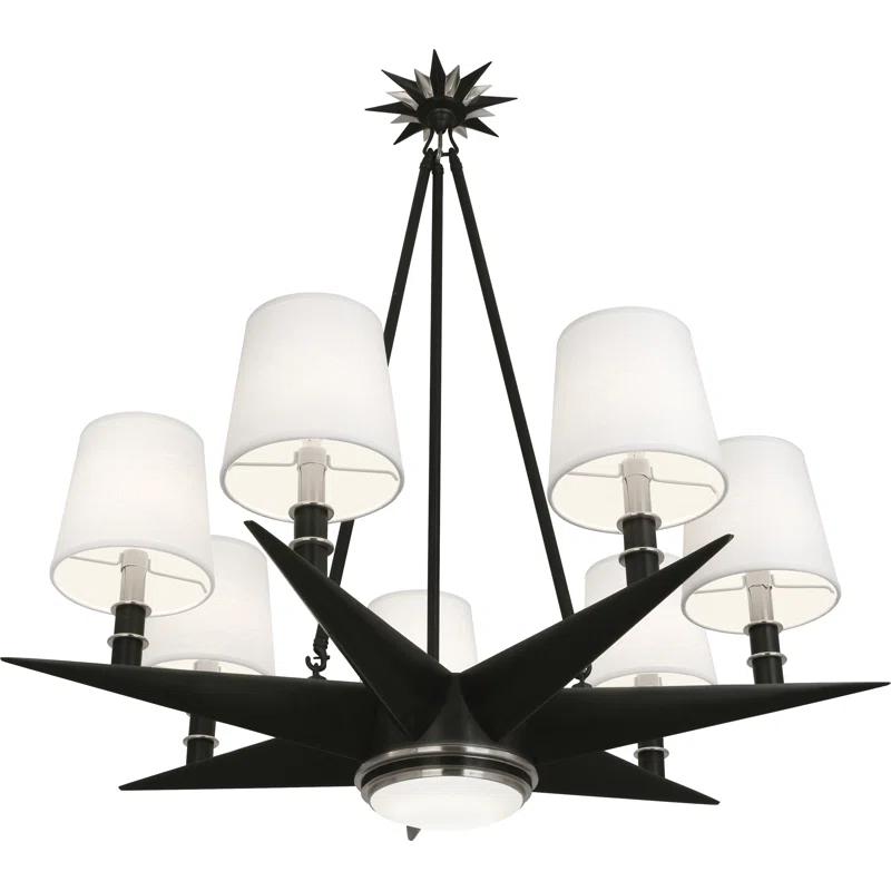 Robert Abbey Cosmos 8 - Light Dimmable Geometric Chandelier