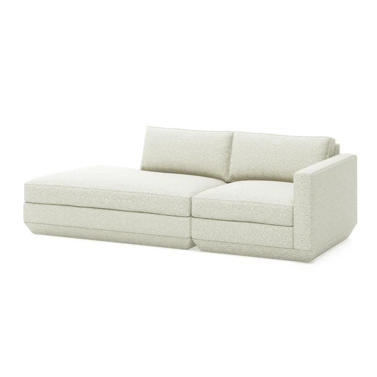 Gus* Modern Podium Modular 2 PC Lounge Sofa