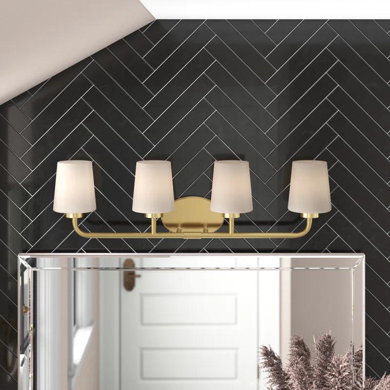 Fitz 2 Light Frosted Dimmable Vanity Light