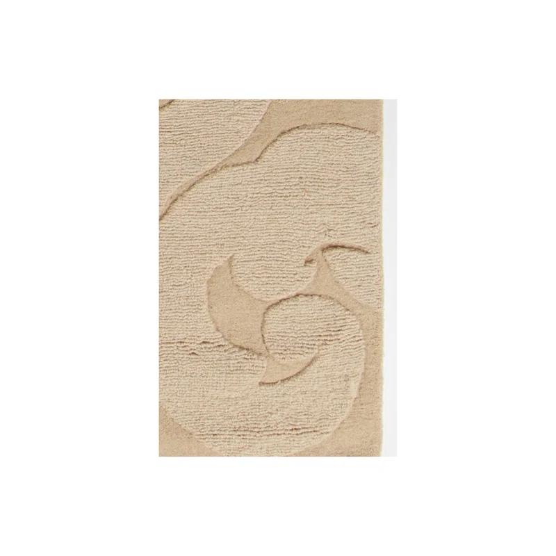 Raya Tufted Wool Gold Area Rug
