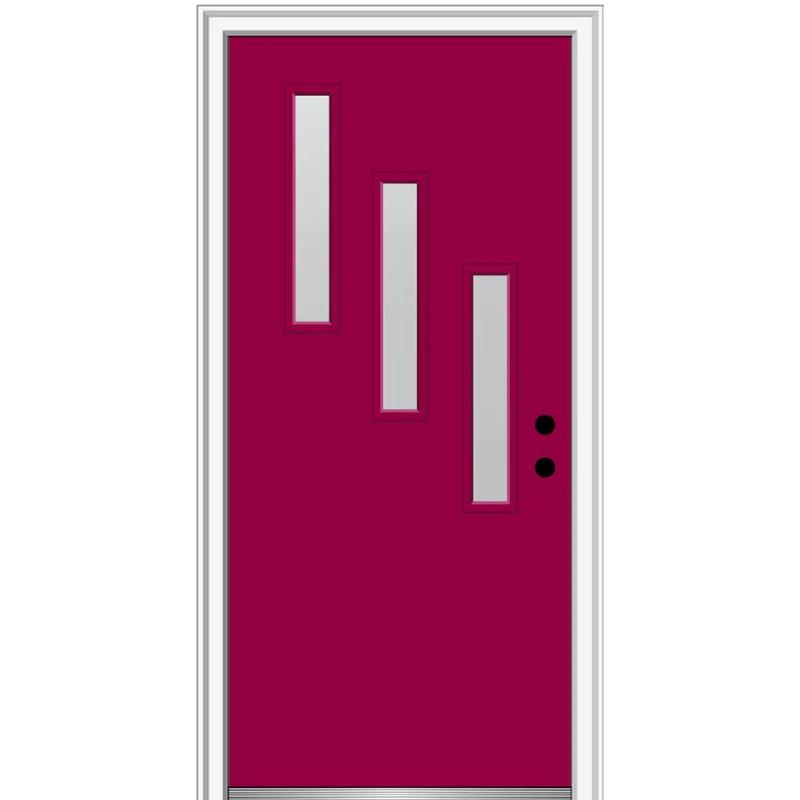 MMI DOOR Spotlight 80'' Fiberglass Front Entry Doors