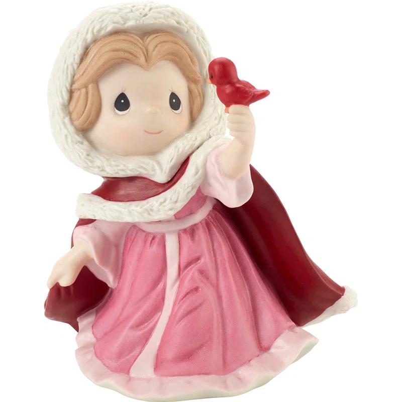 Precious Moments Disney Showcase Beauty and the Beast Friends Like You Are a Beautiful Adventure Belle Bisque Porcelain Figurine