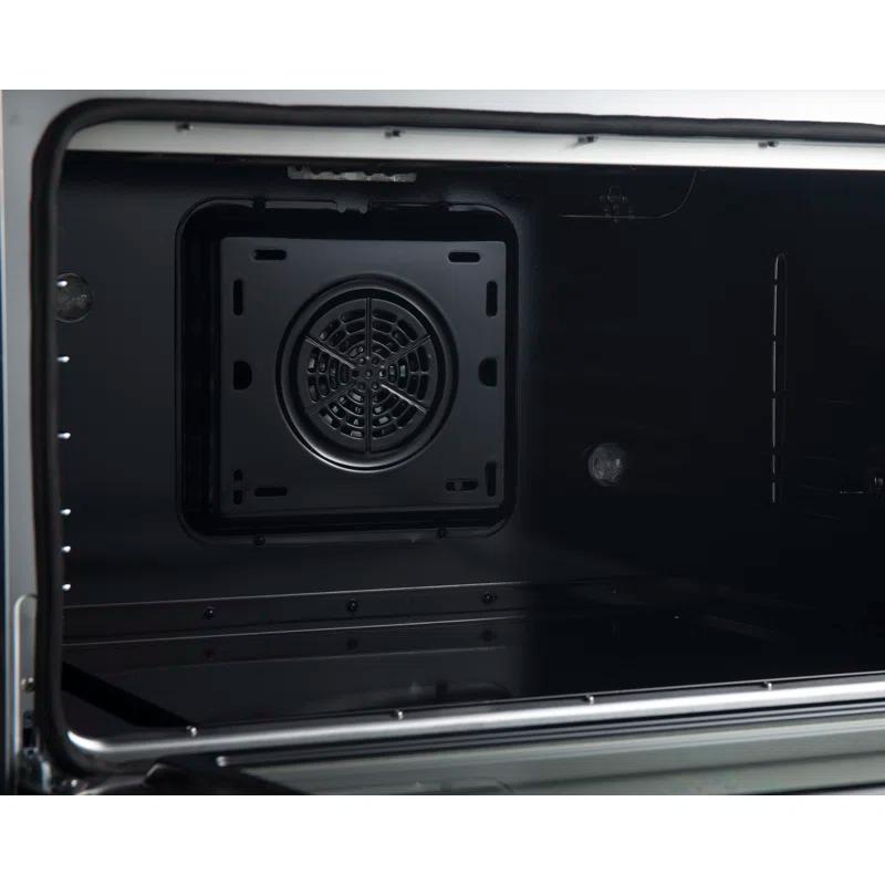 Forno Marco 36-Inch Dual Fuel Range Stainless Steel, 6 Burners, 5.36 cu.ft. True Conve FFSGS6197-36